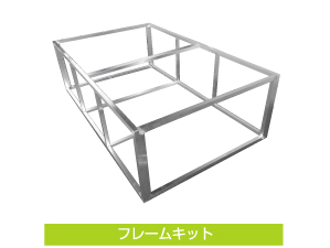 フレームだけのキットから